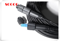 Armoured Optical Cable Assembly Outdoor Cable PDLC / DLC For RRU BBU ZTE