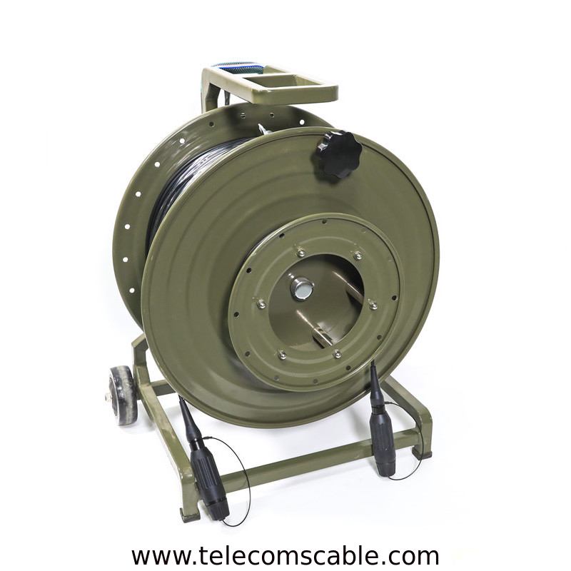 Tactical waterproof fiber cable Hermaphroditic Interconnection Expanded Beam Connector HXB13