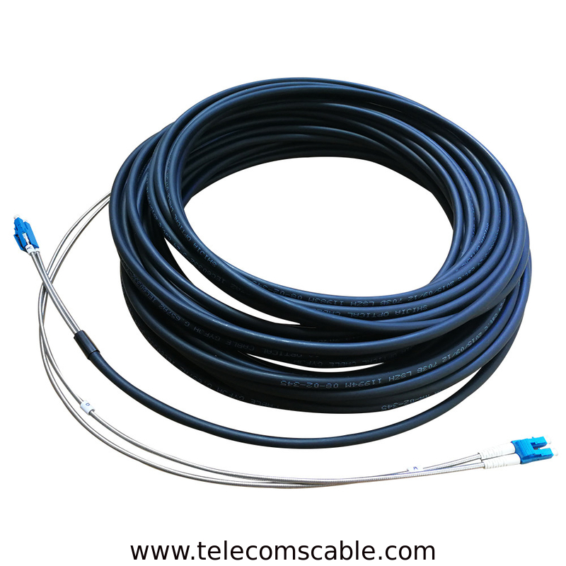 Network 2 Core OM2 DLC Outdoor Fiber Optic Cable For Huawei ZTE